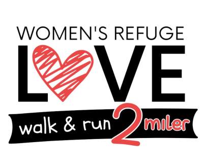 Love Run White Logo